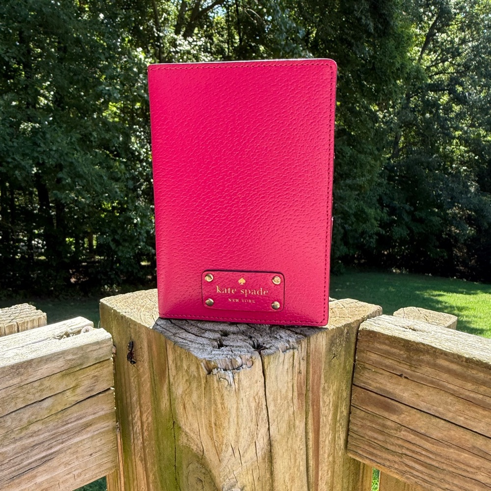 Women’s Hot Pink Kate Spade Passport Holder/Wallet